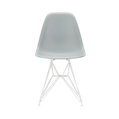 Vitra DSR Eames Plastic Side Chair - wit - lichtgrijs RE - lichtgrijs RE