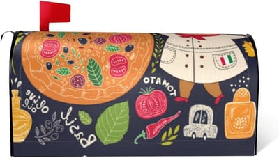 Brievenbus Cover - Posthoes Decoratie - Tuin Aankleden - Magnetisch Eenvoudig - Standaard Formaat - Zwart