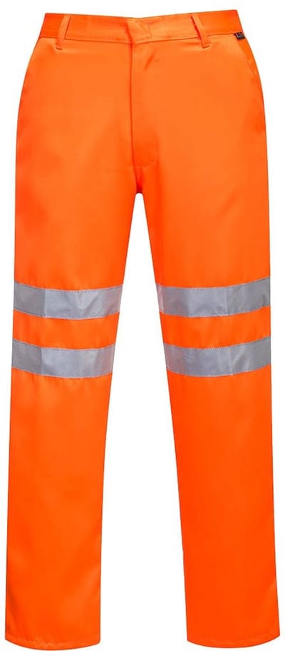 Portwest Hi-Vis polykatoen servicebroek RT45 - Oranje Lang - M