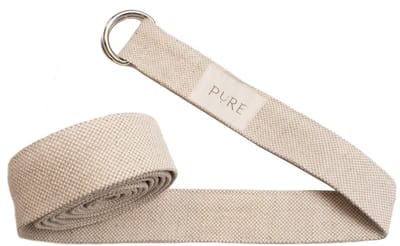 Yoga riem / strap jute extra lang naturel - Pure