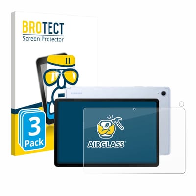 Screenprotector 3 Stuks voor Samsung Galaxy Tab S10 FE (Voor+Camera) Beschermglas transparant