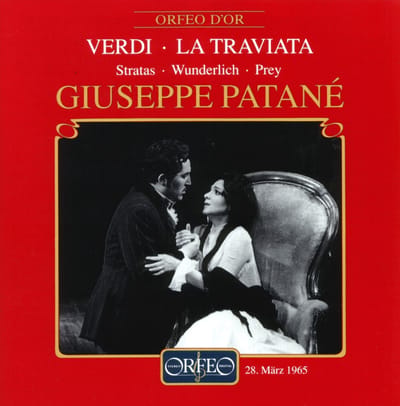 Chor Der Bayerischen Staatsoper, Bayerisches Staatsorchester, Giuseppe Patané - Verdi: La Traviatalive (Recording 1965) (2 CD)
