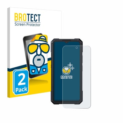 BROTECT - Screenprotector voor Cubot King Kong X - Folie Beschermfolie matte 2 Stuks
