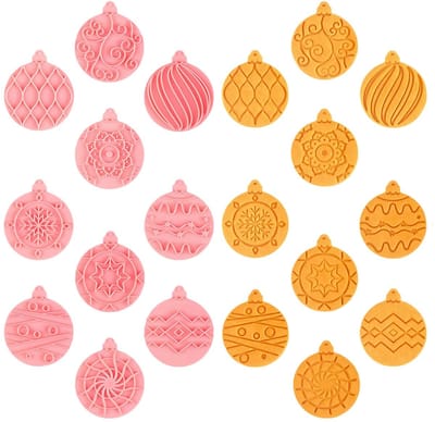 Dailygoods - Set van 10 Kerst Cookie Cutters met Gloeilamp Vormen