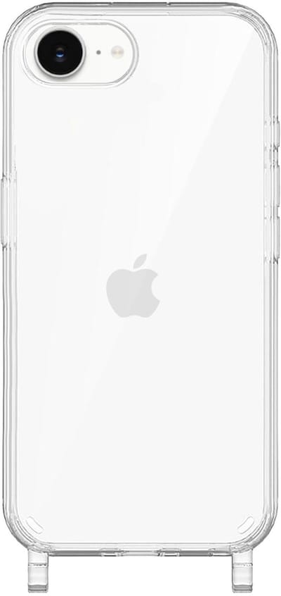 xoxo Wildhearts siliconen hoesje geschikt voor iPhone 16e hoesje - Hoesje zonder koord - Shockproof case - Telefoonhoesje geschikt voor telefoonkoord - Transparant
