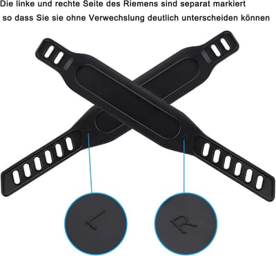 Thijox - 2 Stuks Universele Pedaalriemen voor Hometrainer - Verstelbare Pedaalriemen voor Stationaire Fietsen - Duurzaam en Comfortabel - Ideaal voor