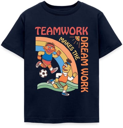 Sesamstraat Ernie En Bert Teamwork T-Shirt Kinderen