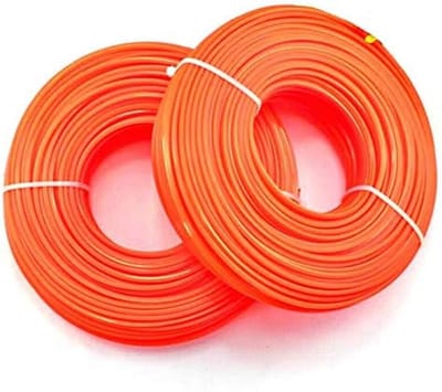Trimmer Nylon Draad - Grastrimmer Lijn - Gazon Onderhoud - Hoogwaardig Stevig Nylon - 2.7mm x 15m - Oranje