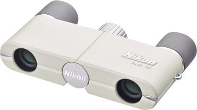 Nikon 4x10 compacte verrekijker - kleur ivory white