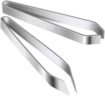 Professionele RVS Haringbeen Pincet Set voor Koken, Keuken en Vissen, Inclusief Platte en Gehoekte Tangen