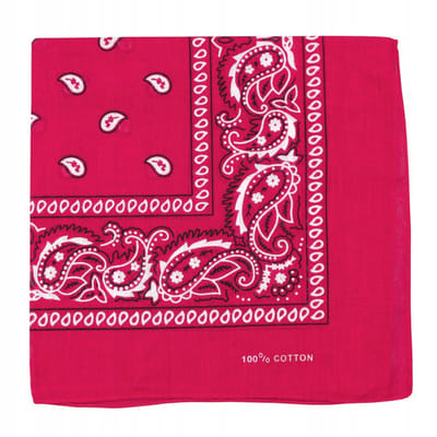 Unisex Katoenen Bandana met Paisley Patroon - Veelzijdig te Dragen