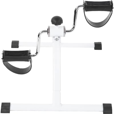 Multifunctionele Mini Hometrainer Voetpedaal Trainer Exerciser voor Thuis Kantoor zwart