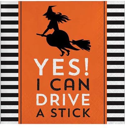 Servet Hallow humor heks (25x25cm, 16st)