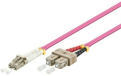 Danicom Glasvezelkabel LC-SC OM4 0,50m
