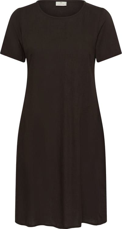 Kaffe KAmilia Dress Dames Jurk - Black Coffee