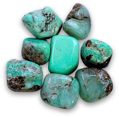 Chrysopraas 150 gr. trommelstenen (mt3)
