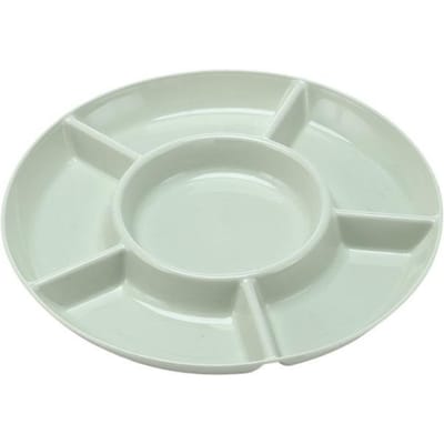1 Stuk Voedsel Bewaarschaal Snoepschaal Notensnack Fruitschaal Ronde Scheidingsschaal Appetizer Serveerschaal Voor Feesttafel Bewaarschaal