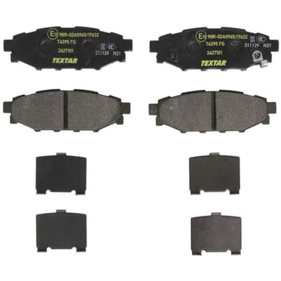 Remblokset TEXTAR 2427101, achter
