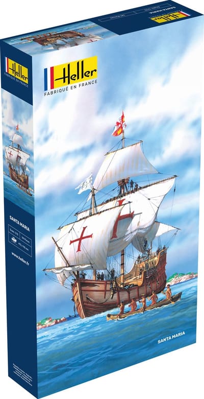 Heller Modelbouwpakket Schepen - 80865 Santa Maria Ship Plastic - 1:75 - Modelbouw