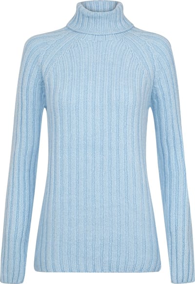 Jimmy Sanders Coltrui - Trui - Sweater Dames Blauw - L