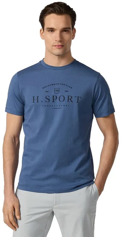 Hackett Hm5000123 T-shirt Met Korte Mouwen Blauw M Man