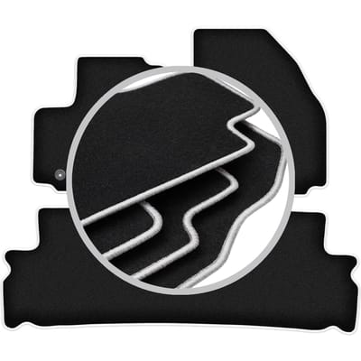 CARLUX-SILVER automatten voor: Ford S-MAX MK1 minivan (2006-2012)