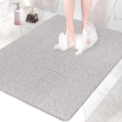 Antislip Douchemat Extra Groot - Veilig & Comfortabel met Afvoergaten - Sneldrogend 80 x 100 cm