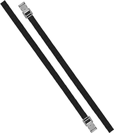 Spanbanden set - Sjorbanden ladingzekering - Lading vastzetten - Metalen gesp - 18 mm 150 cm - Zilver
