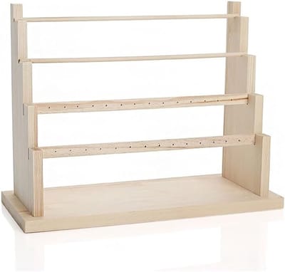 Sieraden Display - Oorbelrek Opberger - Sieraden Organiseren - Grote Capaciteit - 4 Verdiepingen