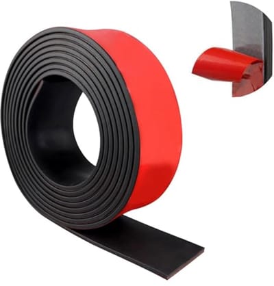 Zelfklevende Rubberen Strips 3,2 m x 50 mm x 3 mm - Antislip voor Doe-Het-Zelf Afdichtingen en Vloerbedekkingen