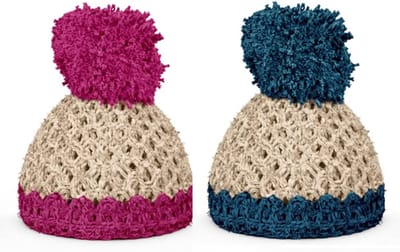 Eierdopmutsen eierwarmers - Set van 2 - Ontbijt tafel - Uniek en grappig design - Ø 6cm H 9cm