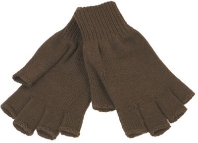 Jumada's - Handschoenen - Zonder vingertoppen - Bruin - One size
