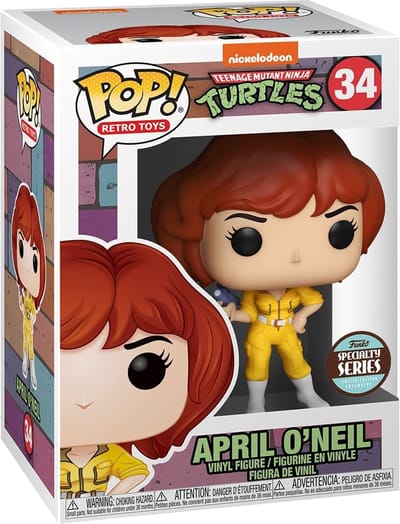 Funko April O'Neil - Funko Pop! Retro - Teenage Mutant Ninja Turtles Figuur - 9cm