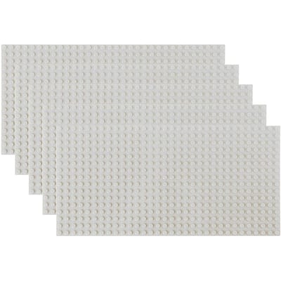 5 stuks/10 stuks 16x32 Basisplaat met Noppen Compatibel met Mainstream s Stimuleert KINDEREN'S Creativiteit Speelgoed Accessoires 5PCs 16x 32 wit