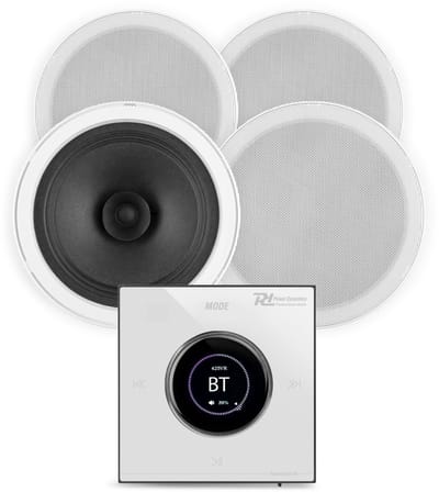 Power Dynamics badkamer speakers inbouw set - Speakers voor badkamer met Bluetooth B100W versterker