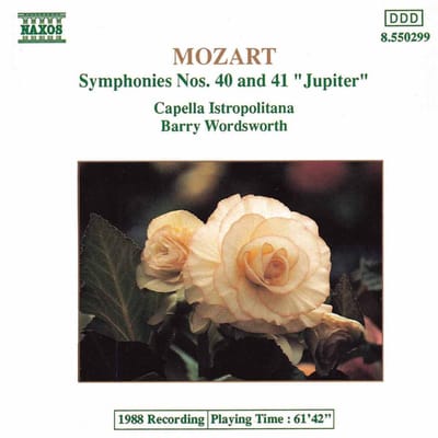 Capella Istropolitana, Barry Wordsworth - Mozart: Symphonies 40 & 41 (CD)