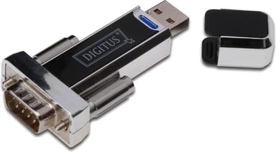 Digitus Usb Naar Rs232 M/M 1.1 Converter Voor Laptops En Desktopcomputers