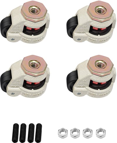 4 Stuks Meubelwielen Nivelleerwielen Tot 250kg GD-60S Wielen Voor Industrieel Werkbank Machine
