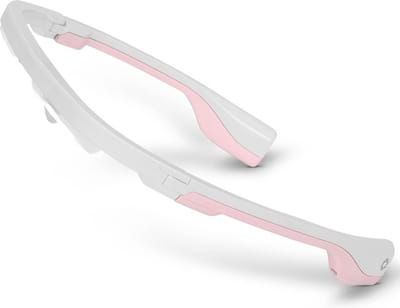 AYOlite lichttherapiebril - Rose Quartz Limited Edition - Vergelijkbaar met de krachtigste daglichtlampen - 470 nm blauw-turquoise licht - 250 µW/cm² - Inclusief bioritme-app - Aantoonbaar veilig getest voor de ogen