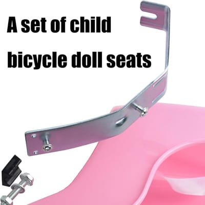 Poppenfietszitje - Draagstoel Decoratie - Kinderen Spelen - Eenvoudige Montage - One Size - Wit