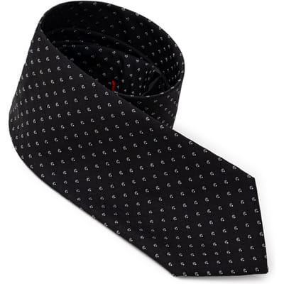 7 cm stropdas in Regimental Silk Jil Sander