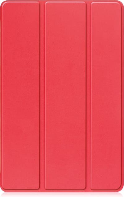 Hoesje - Geschikt voor Lenovo Tab P11 (2e / 2nd Generatie) - Dun & Stevig - Trifold Bookcase - Hard Cover - Hardcover Book Case - Tablet Hoes - Rood
