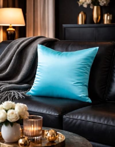 Soft Glow Collection Kussenhoes – Hemelsblauw – 45x45 cm