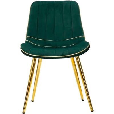 Stoel Paris Verde/gold Set 2 Pcs 51×59×79 cm