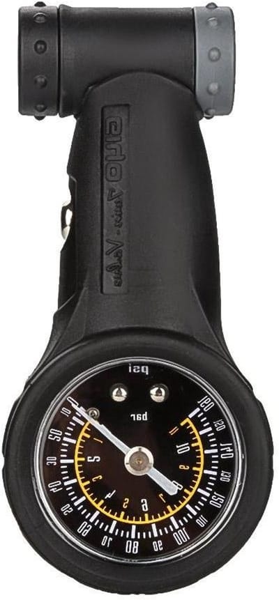 Luchtdrukmeter Fiets - Manometer Bandenspanning - Fietsbanden Controleren - Voor Presta Schrader - 0-160 PSI - Zwart