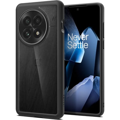 Spigen Ultra Hybrid Hoesje Geschikt voor OnePlus 13 - Back Cover met Air Cushion - Matte Zwart