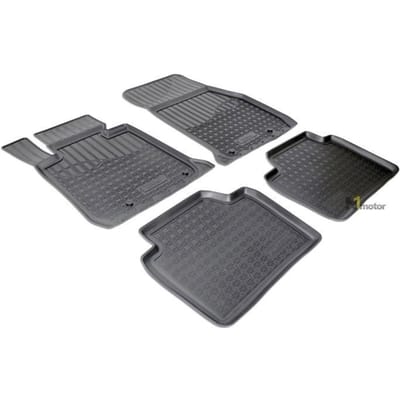 Doublures NORM | Tapis De Sol En Caoutchouc TPE Toutes Saisons Pour Bmw 3 Série F30, F31 2011-2019 noir