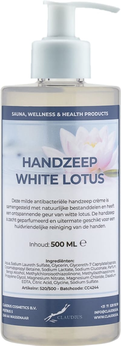 Handzeep White Lotus 500 ml - met gratis pomp