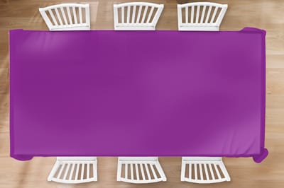 Tafelkleed - Tafellaken - 300x150 cm - Paars - Kleuren - Effen - Binnen en Buiten