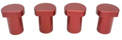 DW4Trading Werkbank Honden Set van 4 Aluminium Voor 20mm Gat - MFT Tafel Accessoire - Rood - Houtbewerking